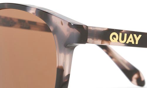 QUAY QUAY 51MM BLUEPRINT ROUND SUNGLASSES