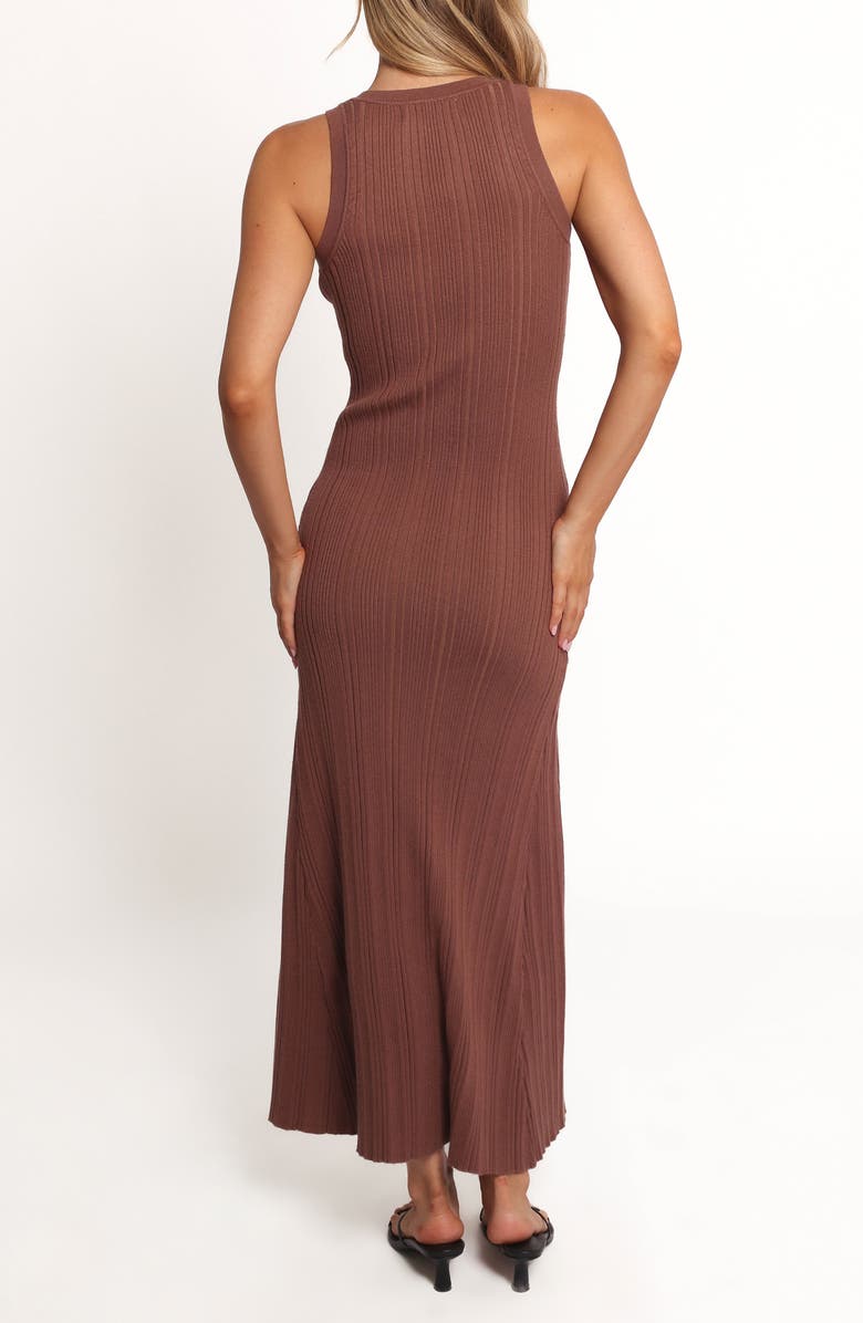 Petal & Pup Lyon Maxi Knit Dress, Alternate, color, Chocolate Brown