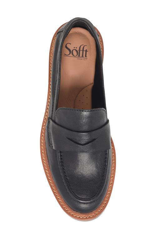 Söfft Mara Penny Loafer In Black