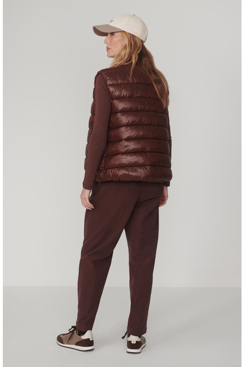 Colwyn Puffer Vest, Alternate, color, BROWN STONE