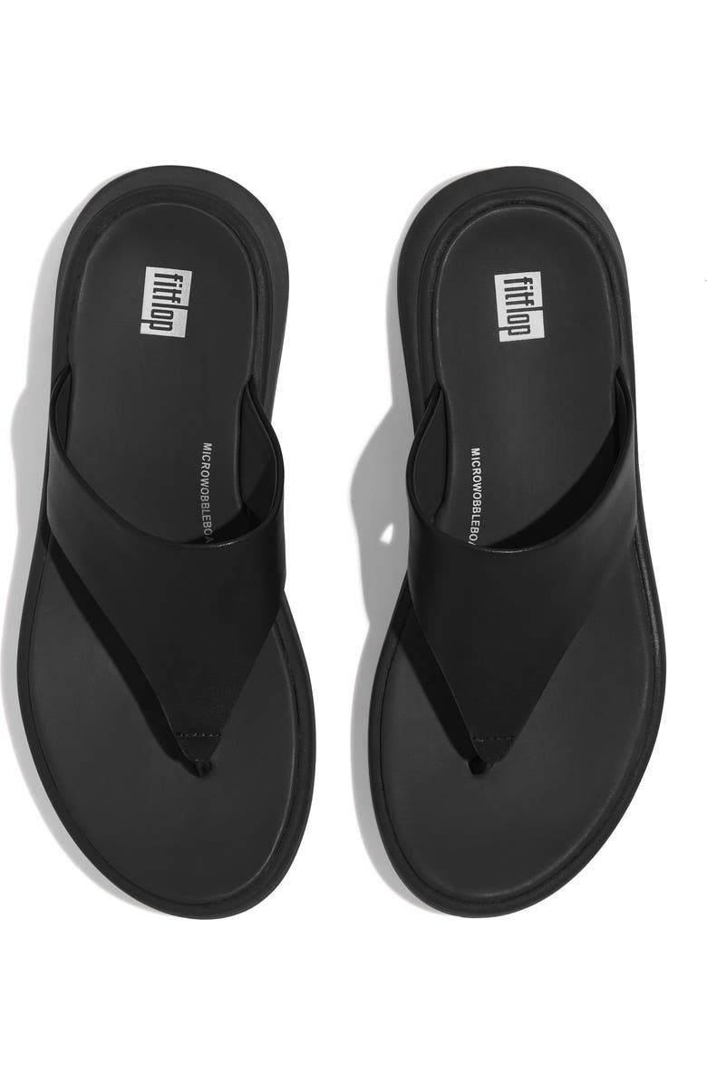 FitFlop F-Mode Platform Sandal, Alternate, color, All Black