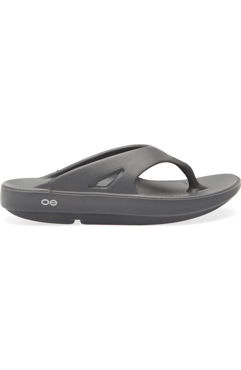 Oofos OOriginal Flip Flop, Alternate, color, Slate