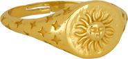 Ottoman Hands Sunray Signet Ring