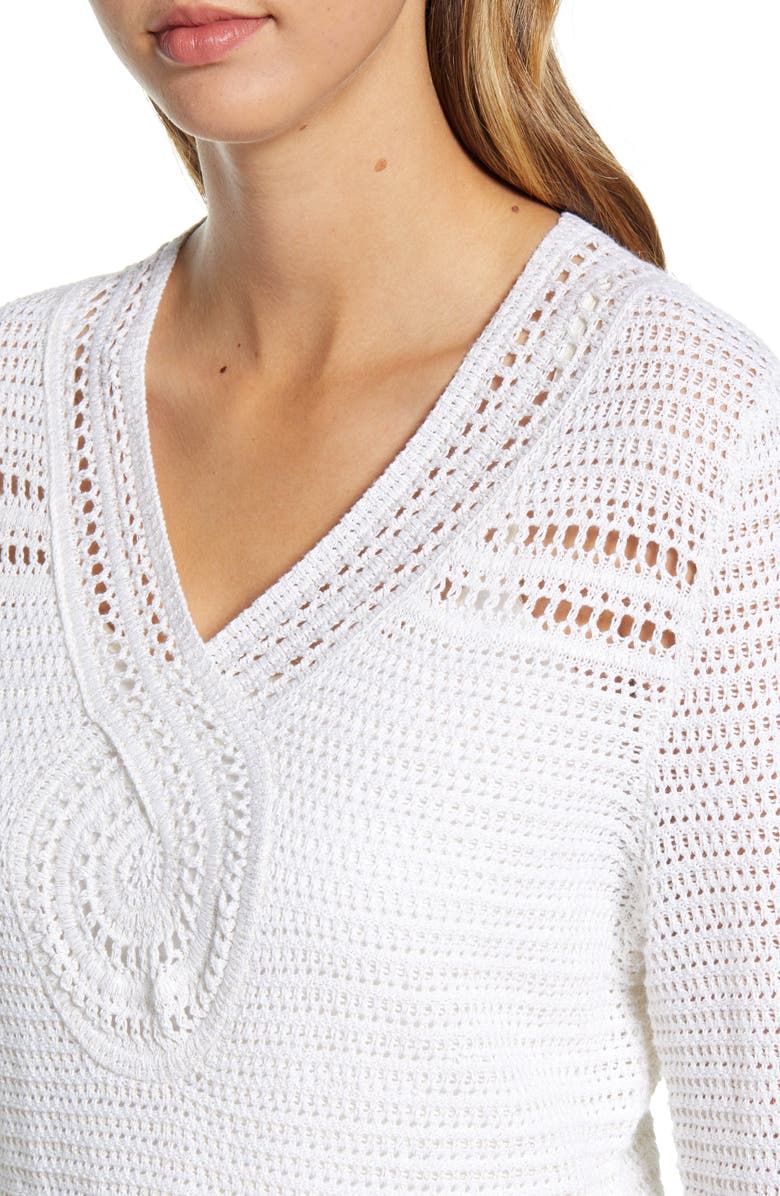 Tommy Bahama Sand Dollar Shimmer Tunic Sweater, Alternate, color,