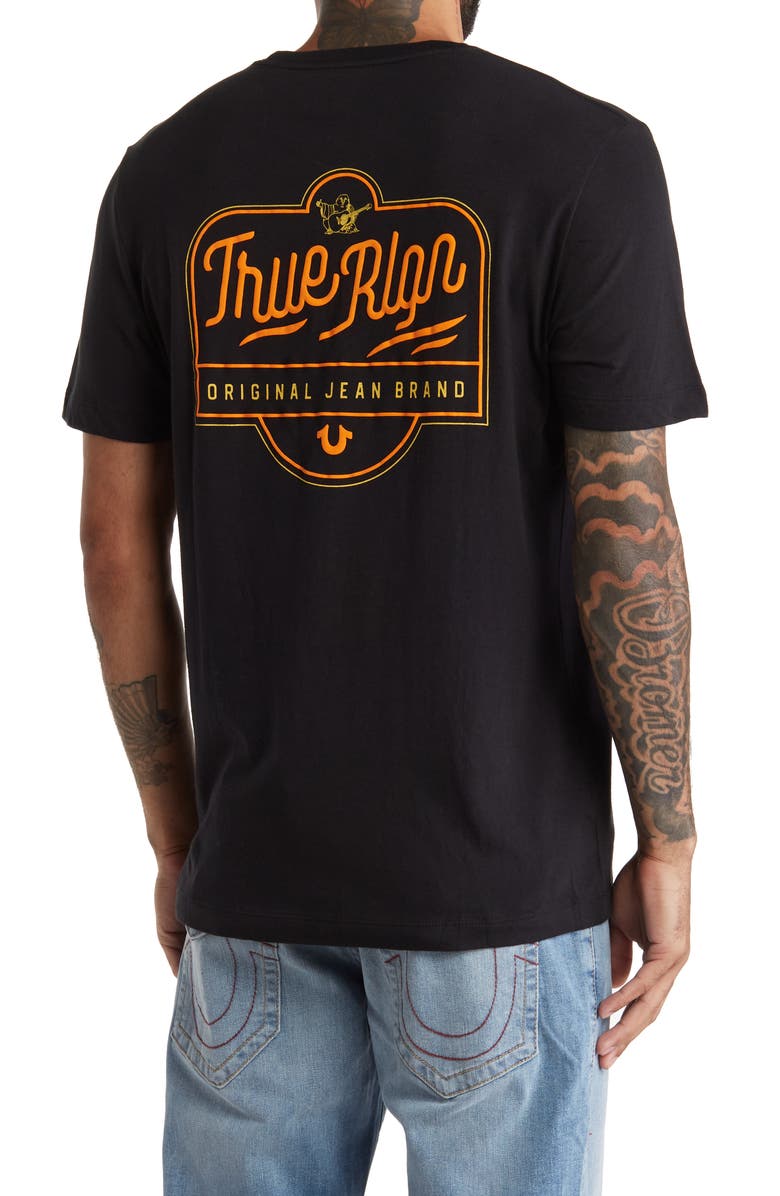 True Religion Brand Jeans Frame Cotton Graphic T-Shirt, Alternate, color, 