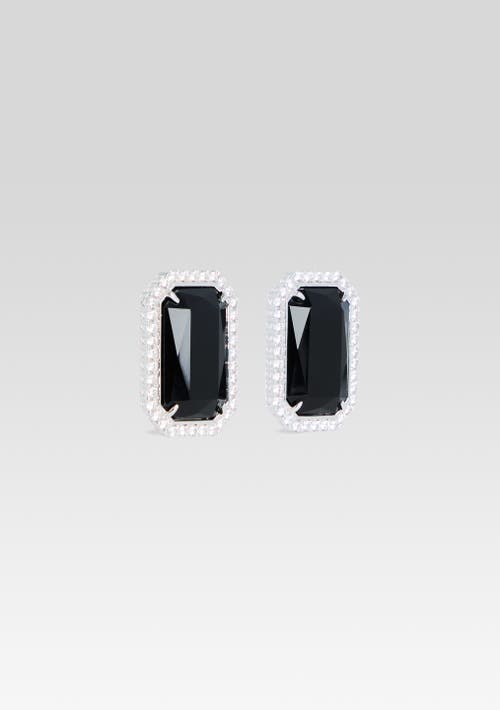 Shop Retroféte Retrofête Hope Earrings In Black