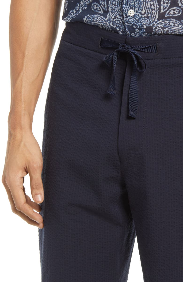 Officine Générale Joseph Cotton Seersucker Pants, Alternate, color, 