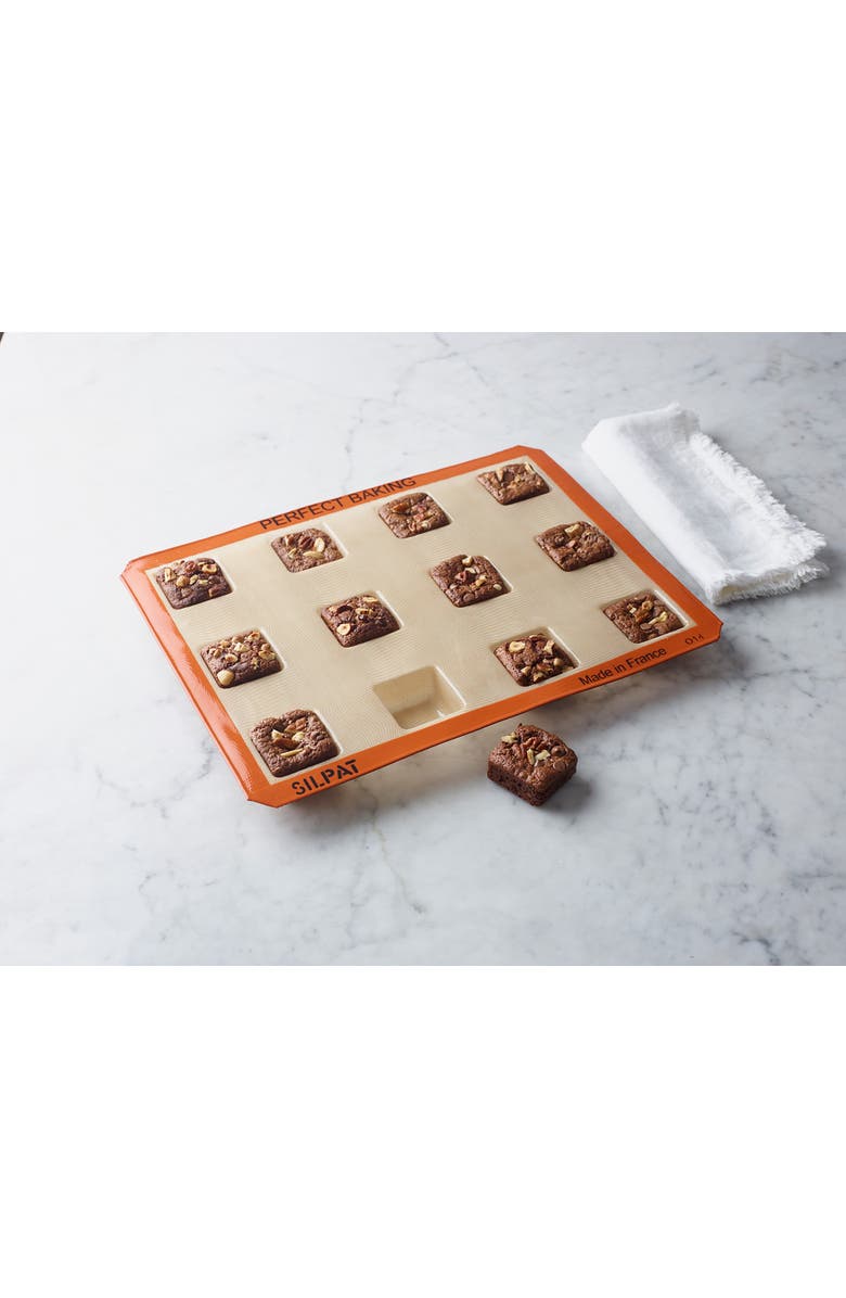 Silpat Perfect Non-Stick Brownie Mold, Alternate, color, Orange