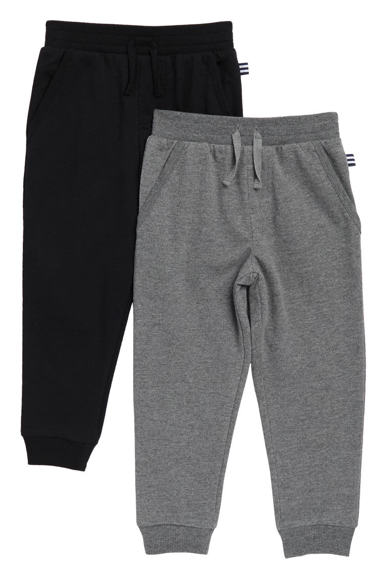 Kids' Assorted 2-Pack Joggers, Main, color, DK H GREY/BLACK