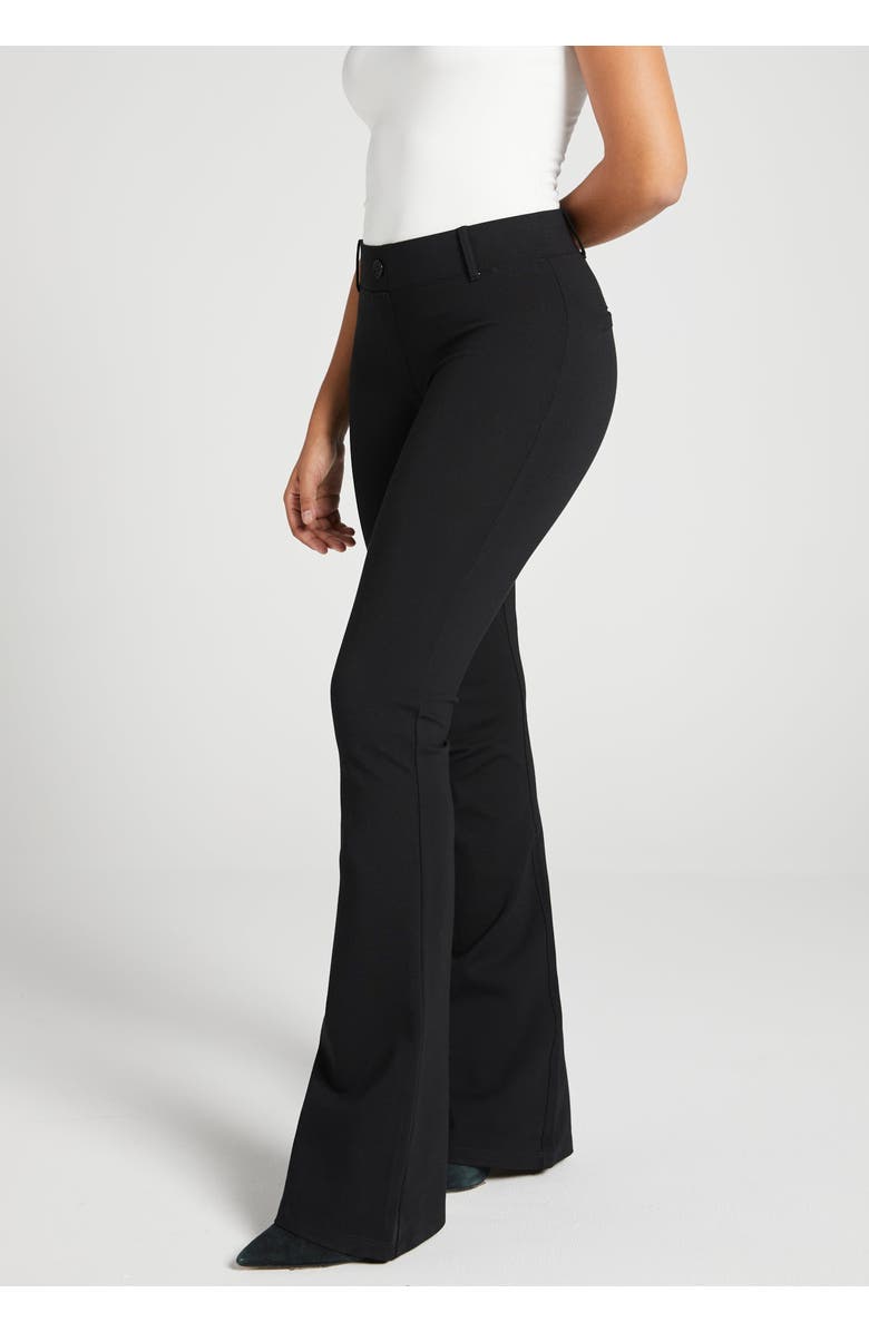 Betabrand Classic DPYP Dress Pant Yoga Pant | Bootcut, Alternate, color, Black