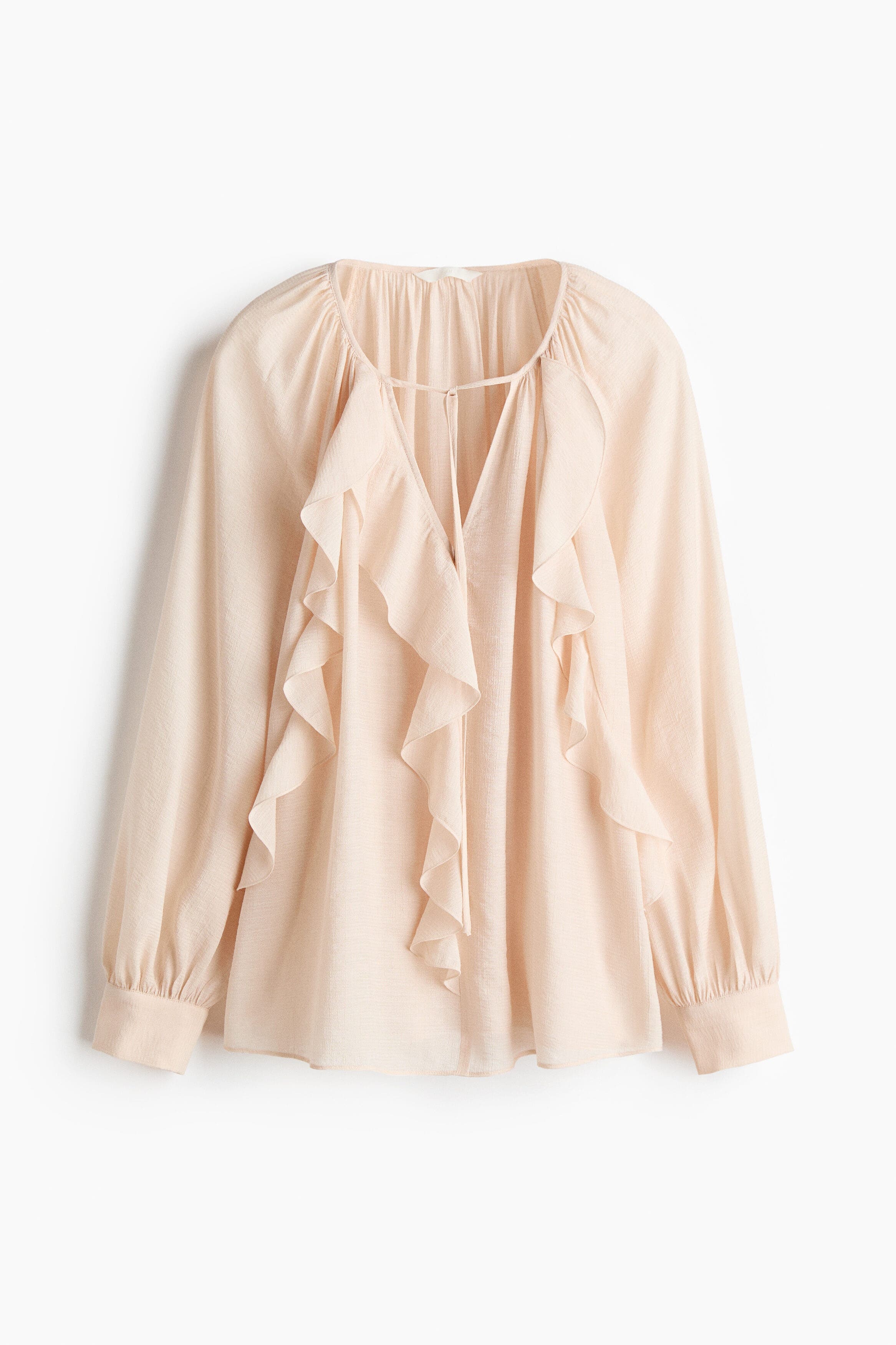 Flounce-trimmed Blouse - image 3