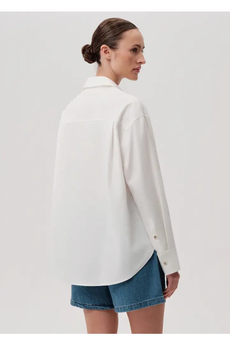 Jewel Cotton Shirt, Alternate, color, ECRU