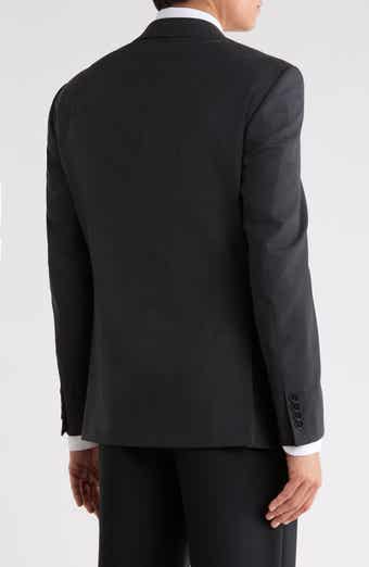 Stretch Wool Blend Suit Jacket