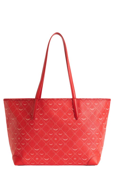 Z Shopper Monogram Faux Leather Tote
