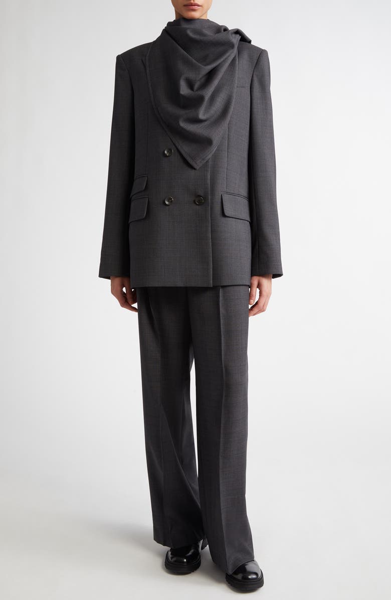 Maria McManus Cloak Double Breasted Stretch Wool Blazer, Alternate, color, 