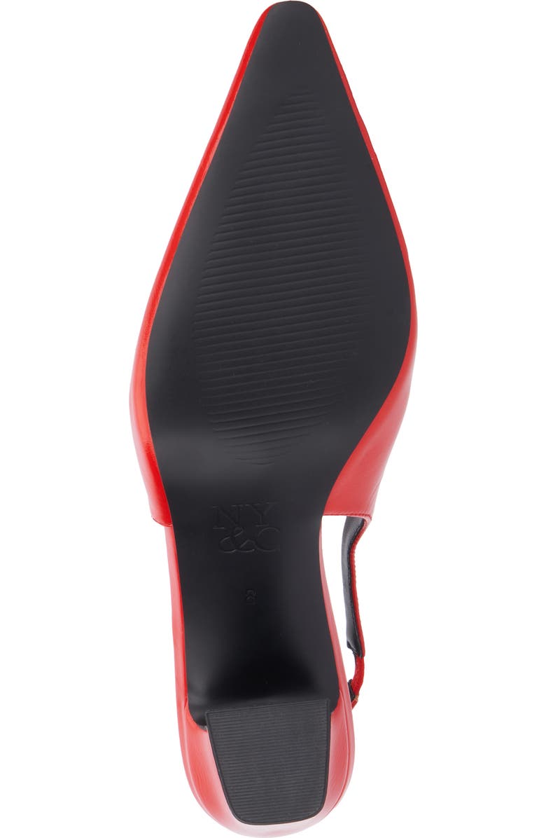 NEW YORK AND COMPANY Theresa Slingback Pump, Alternate, color, Red