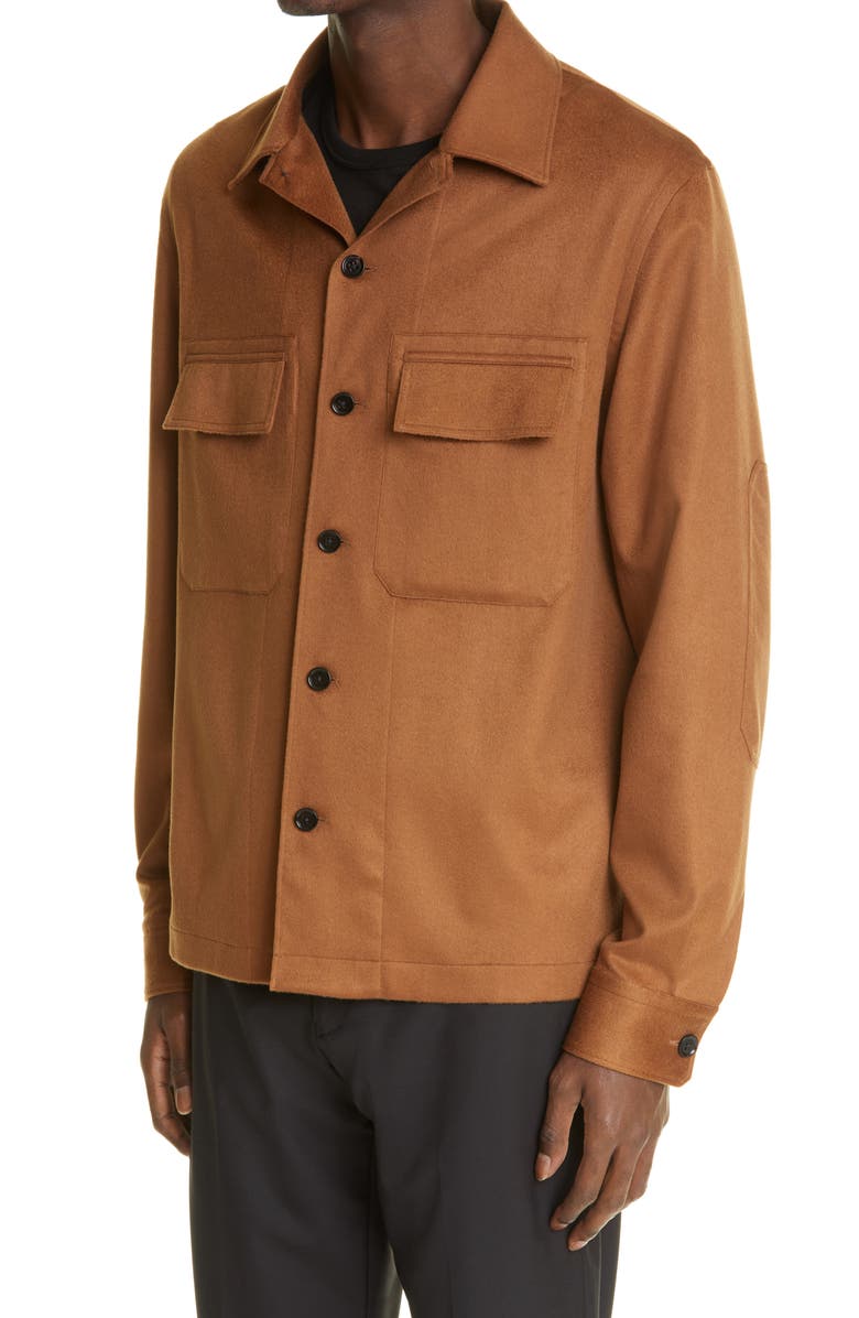 ZEGNA Cashmere Shirt Jacket, Alternate, color,