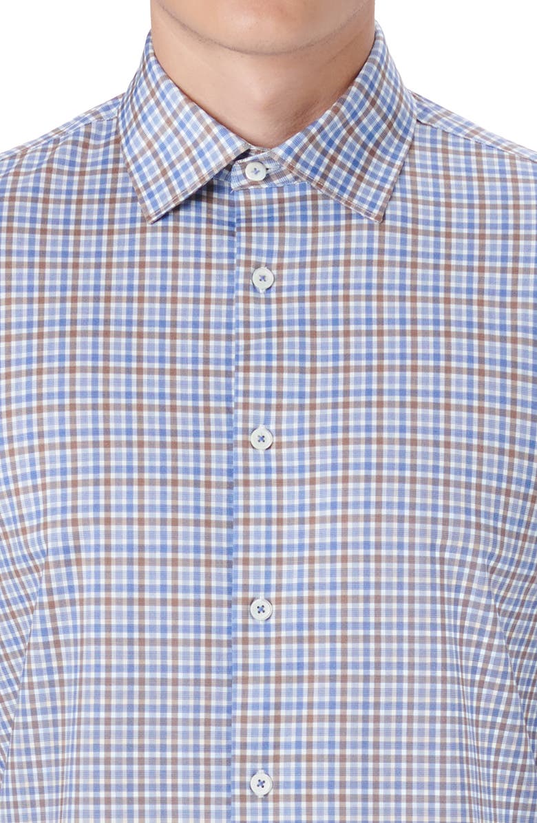 Bugatchi OoohCotton<sup>®</sup> Check Button-Up Shirt, Alternate, color, 