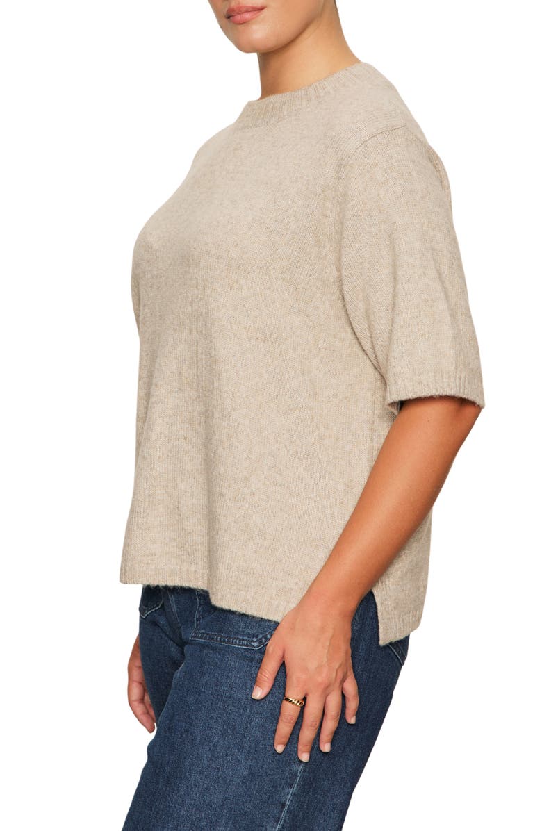 Sanctuary Perfect Sweater Tee, Alternate, color, Heather Pink