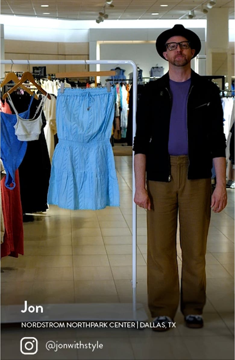 Colette Broderie Anglaise Cover-Up Minidress, sales video thumbnail