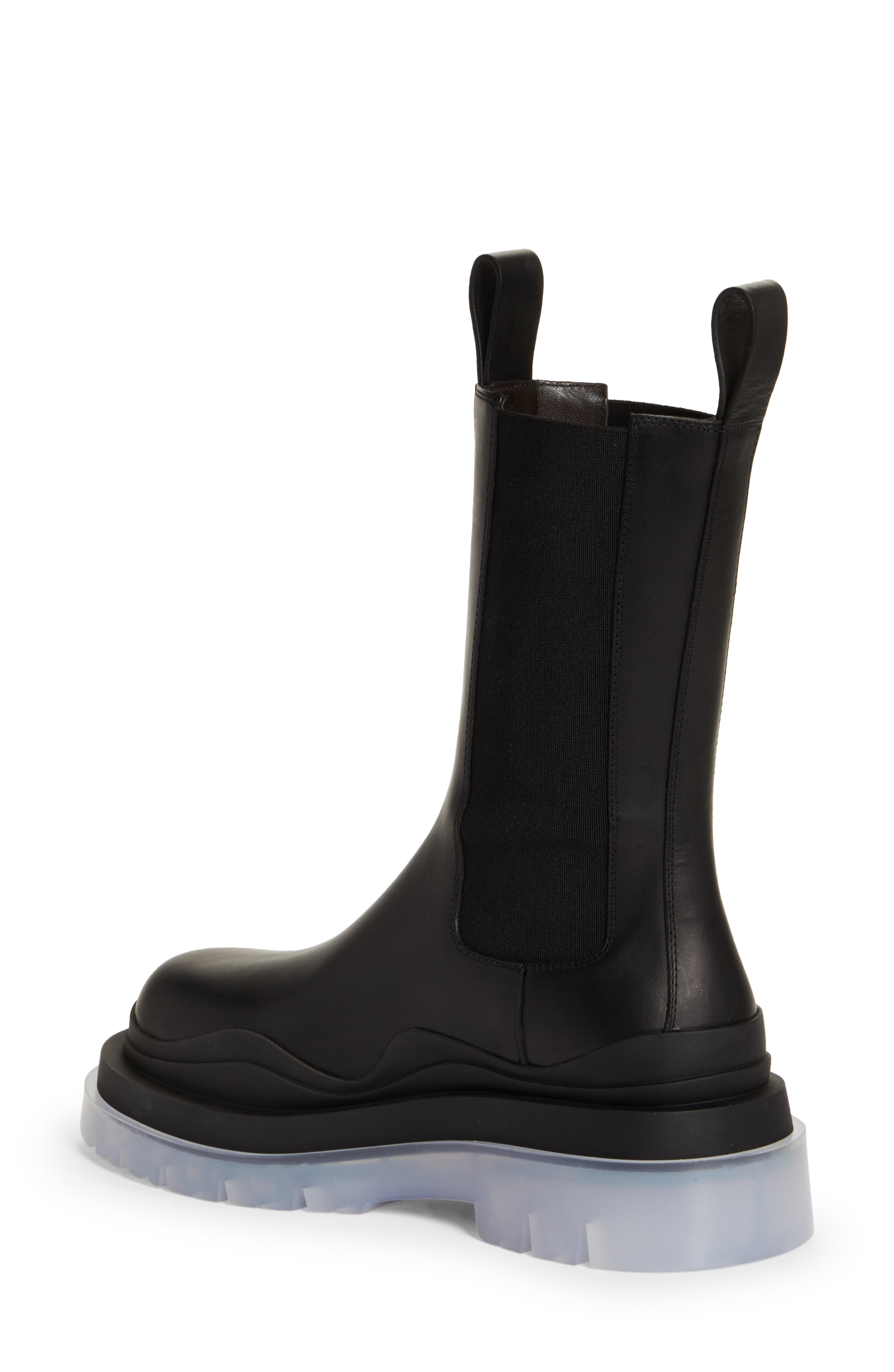 Bottega Veneta BV Tire Clear Sole Chelsea Boot, Alternate, color, 
