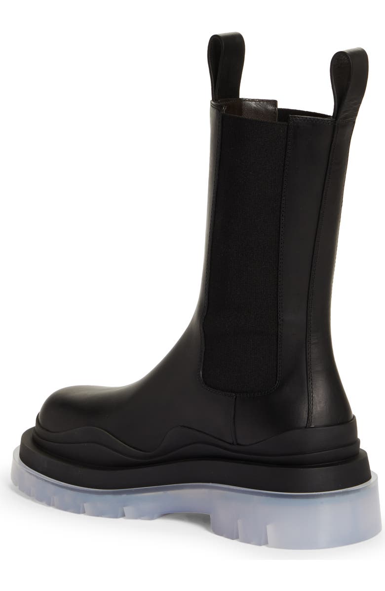 Bottega Veneta BV Tire Clear Sole Chelsea Boot, Alternate, color,
