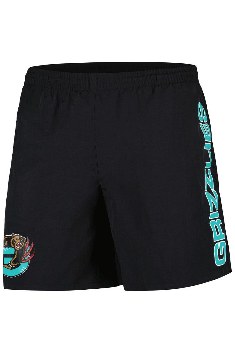 Men's Mitchell & Ness Black Vancouver Grizzlies Hardwood Classics 2001/02 Throwback Logo Heritage Shorts, Alternate, color, Black