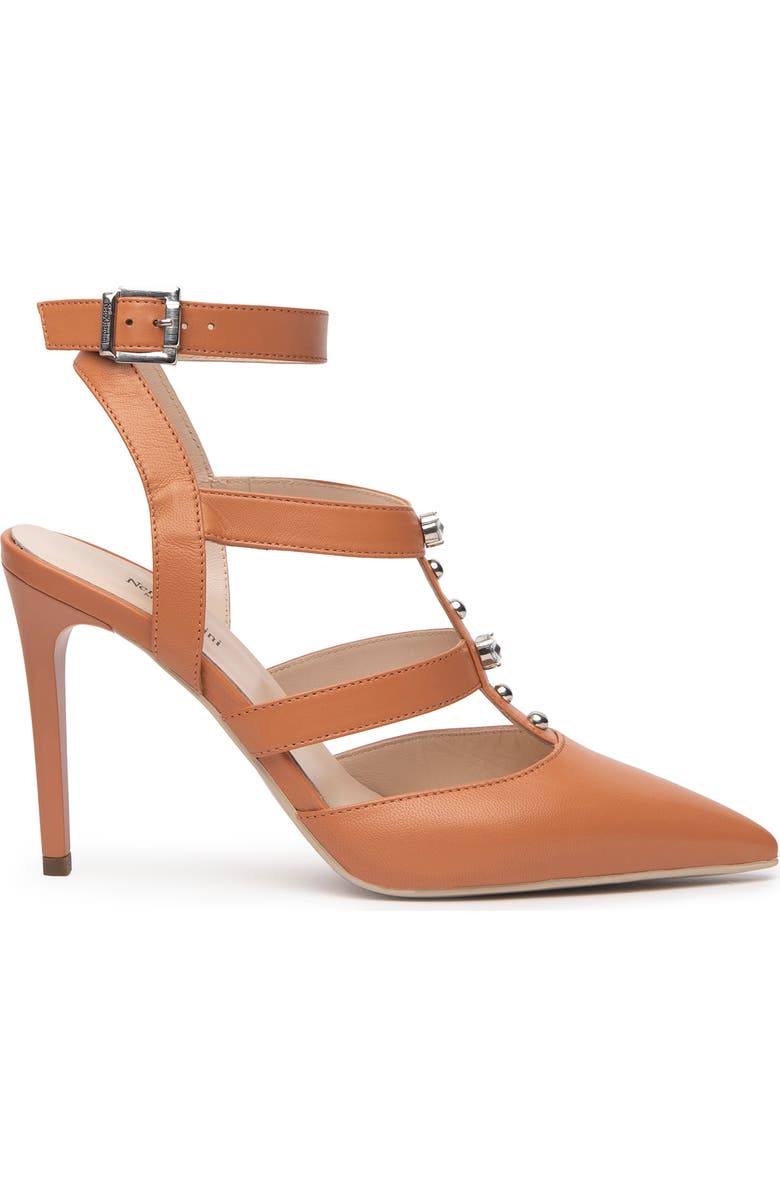 NeroGiardini Strappy Pointed Toe Pump, Alternate, color,