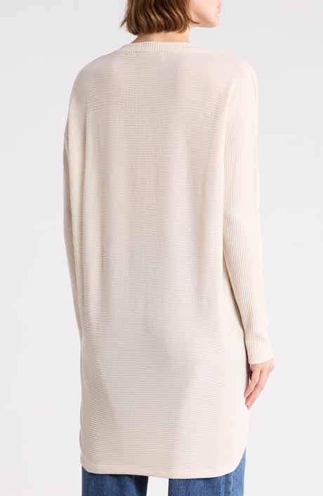 Ribbed Scoop Neck Sweater