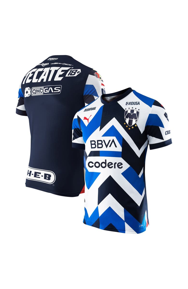 PUMA Men's Puma Royal CF Monterrey 2023/24 Third Authentic Jersey, Alternate, color,