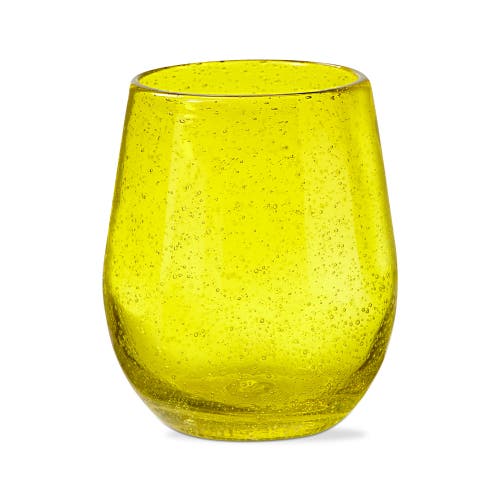 tag Bubble Glass Stemless Wine Glass Parent in Yellow  product
