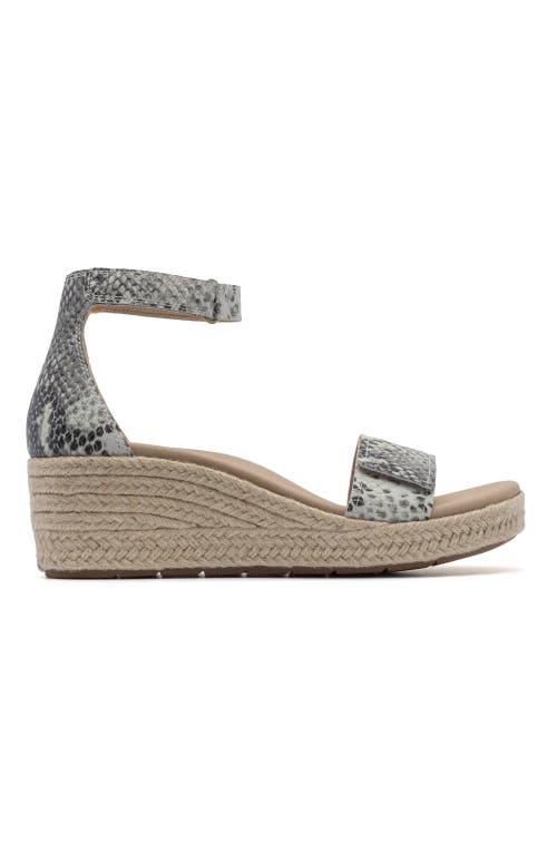 Abeo Riviera Ankle Sandal In Snake Print - Regular