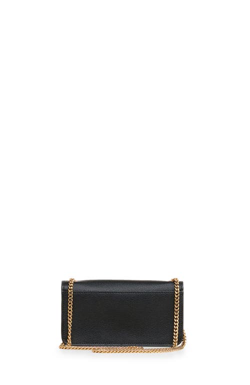 Shop Karl Lagerfeld Paris Kosette Shoulder Bag In Black/gold