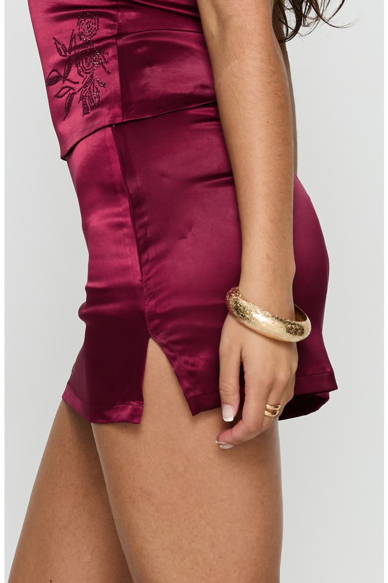 Hotstone Mini Skort, Alternate, color, BERRY
