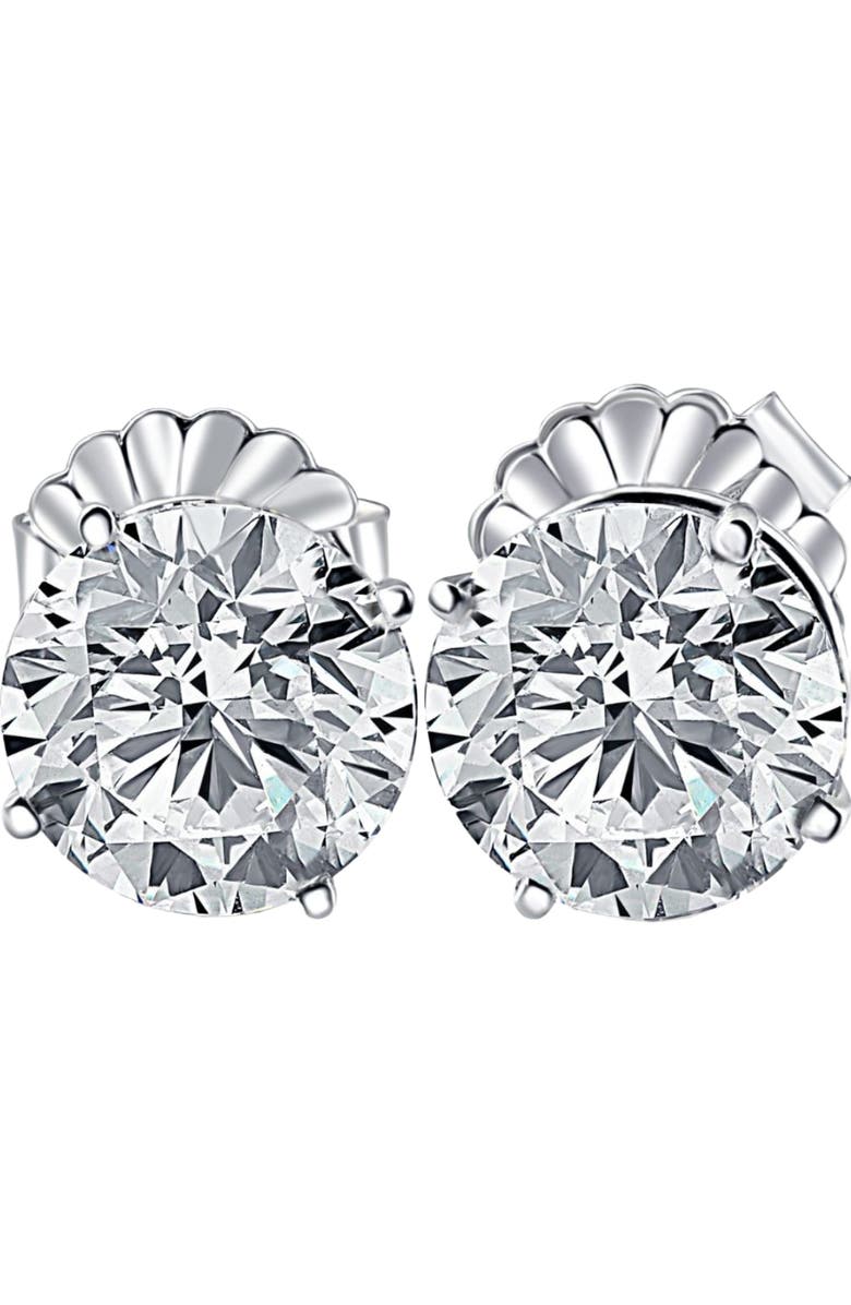 Bliss Diamond 12Ct Certified Lab Grown Diamond Studs in 14k Gold, Main, color, 