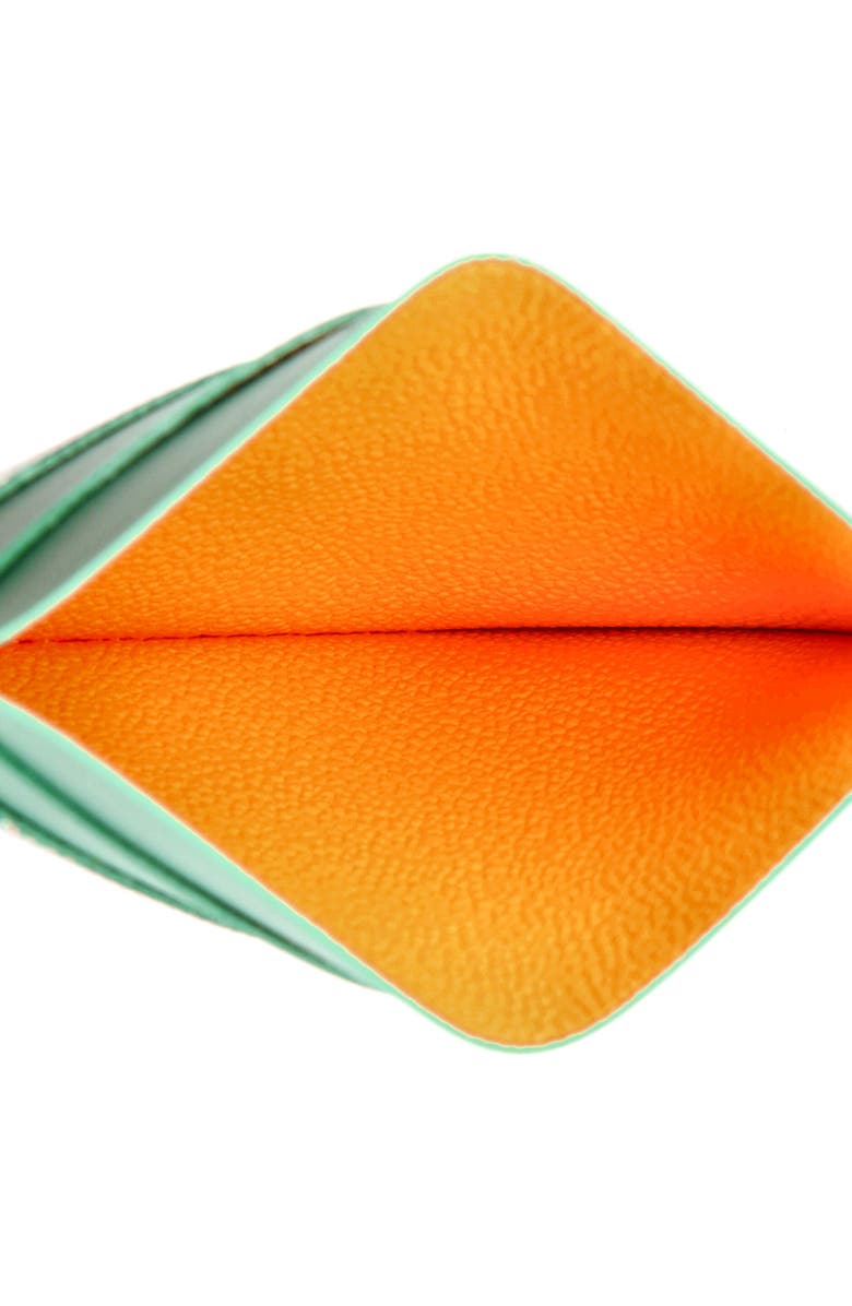 Pre-Owned Goyard Saint Sulpice Card Holder Coated Canvas, Alternate, color, Green