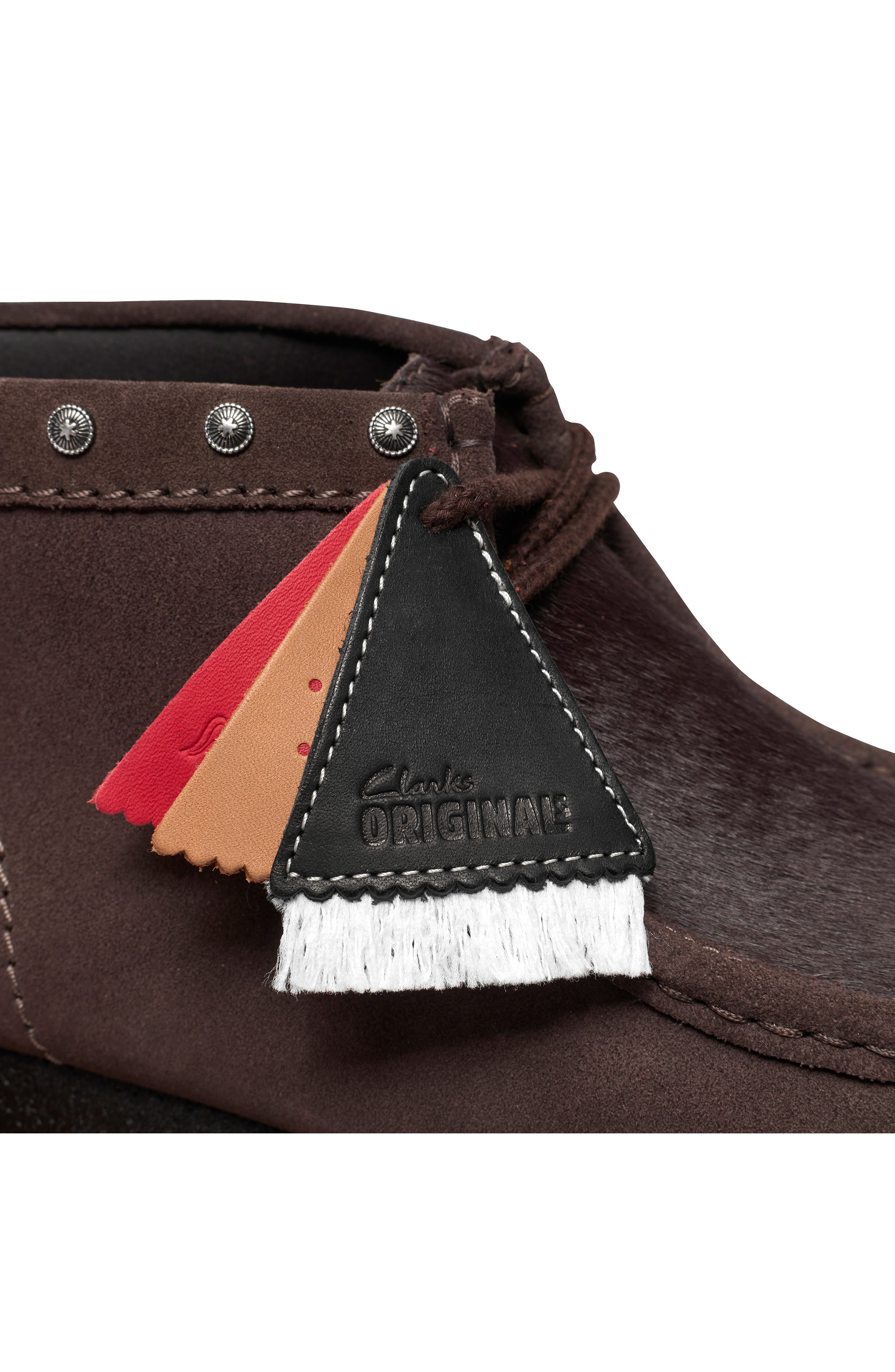 Wallabee Boot, Alternate, color, BROWN INTEREST CALF HAIR