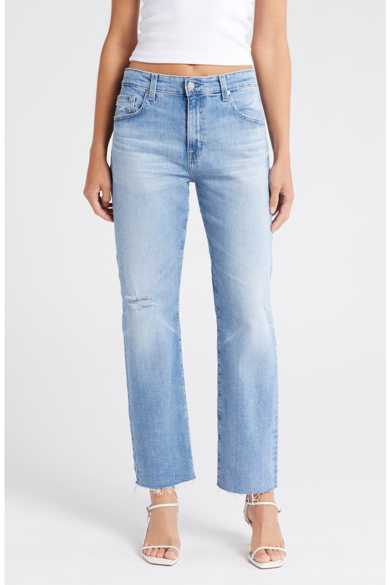 Ex-Boyfriend Raw Hem Slim Jeans, Main, color, 22 YEARS PALMA DESTRUCTED
