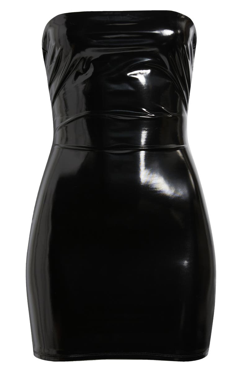 Naked Wardrobe Strapless Minidress, Alternate, color,