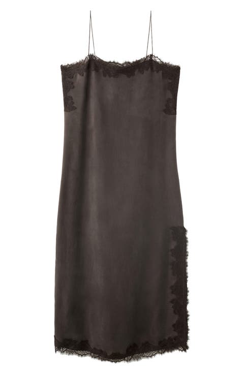 Lace-Trimmed Camisole Dress