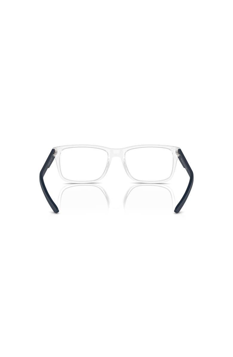 Armani Exchange 53mm Square optical glasses, Alternate, color, Transparent