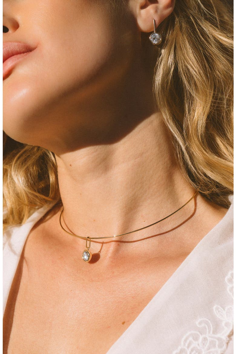 Noemi Drop Earrings, Alternate, color, 14K GOLD PLATED