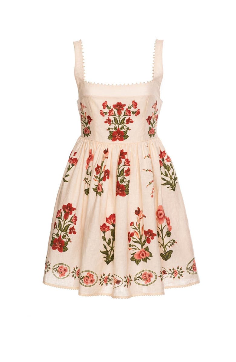 Agua by Agua Bendita Barbara Canna Mini Dress, Main, color, Multi