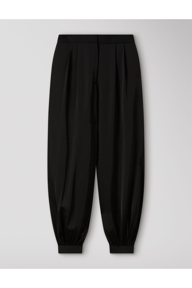 High Rise Satin Balloon Leg, Alternate, color, Black