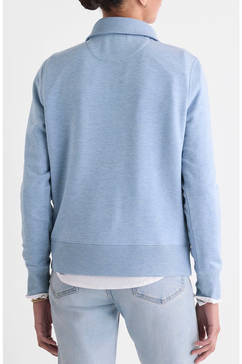 Quarter Zip Pullover, Alternate, color, JAKE BLUE HEATHER
