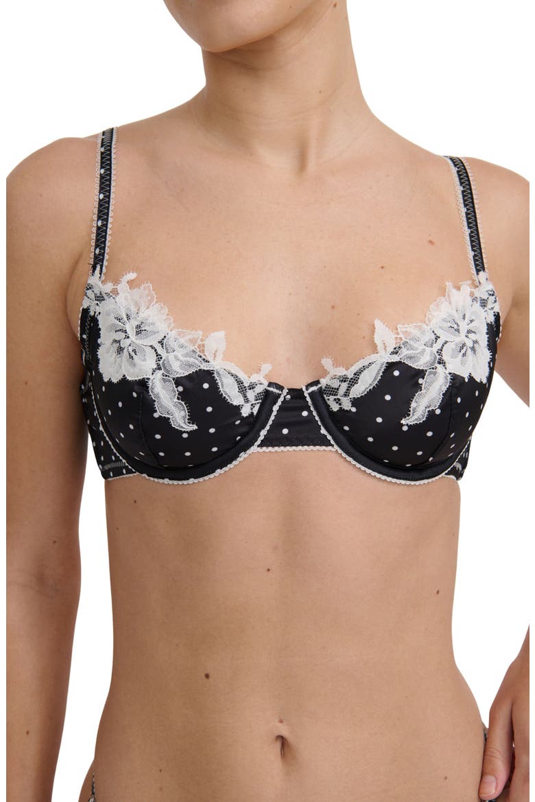Norma Polka Dot Underwire Bra, Main, color, POLKADOT