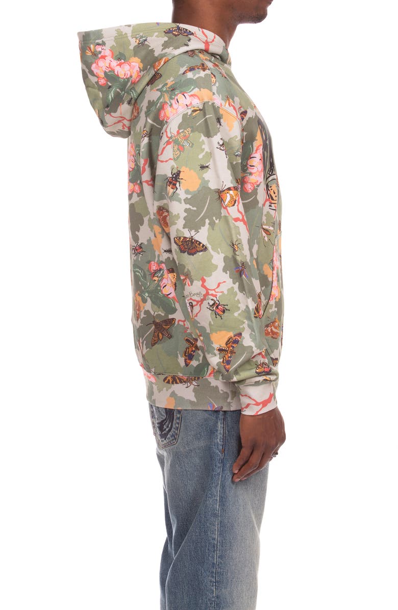 Billionaire Boys Club Buzzy Graphic Hoodie, Alternate, color, Pale Marigold