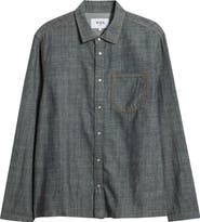 Wax London Manilla Chambray Button-Up Shirt