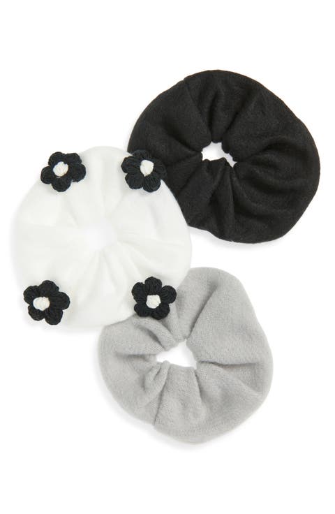 3-Pack Knit Scrunchies