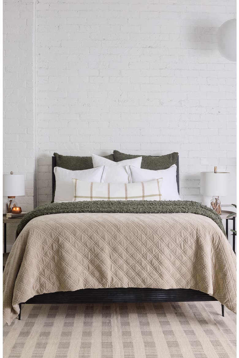 Murphy Bouclé Big Accent Pillow, Alternate, color, MOSS